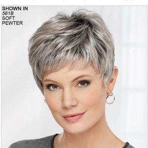 NIB Casey WhisperLite® Wig by Paula Young® in 561B Pewter